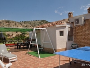 Vista de la terraza Casa Rural